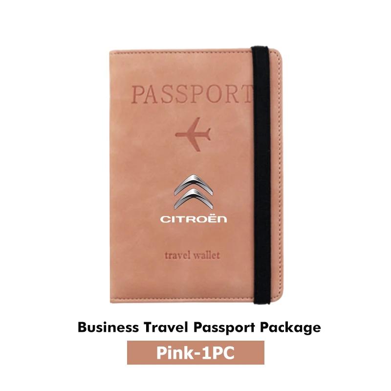 APG1 Rfid Blocking Passport Cover Travel Wallet Card Ticket Holder For Citroen C5 C1 C2 C6 C4L DS3 DS4 DS5 C-Elysee Grand Berlingo