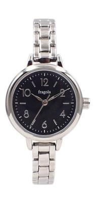 [Подписаться] Часы Fragola Standard Form Metal Watch N02421S-2 SVBK Women's Silver