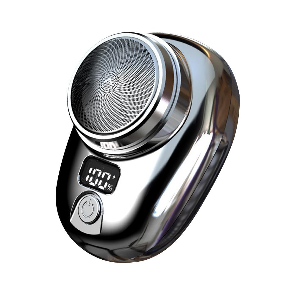 USB-перезаряжаемый триммер для бороды, беспроводная дорожная карманная бритва, электрическая бритва, электрическая мини-бритва для путешествий для мужчин, чистое бритье лица