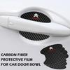 4 шт. Защитные наклейки на ручки дверей автомобиля под карбон для C1 C2 C3 C4 C5 C6 C8 C4L DS3 DS4 DS5 DS5LS DS6