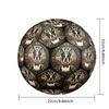 Dapper Dog Round Football Size 5 Adult Ball Suitable for Training Matches and Outdoor Team.