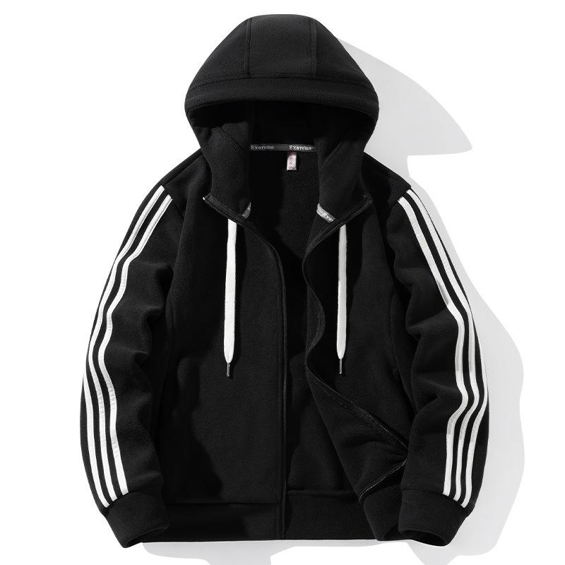 Флисовое пальто мужское новое осенне-зимнее уличное парное ветрозащитное флисовое пальто-кардиган спортивная одежда