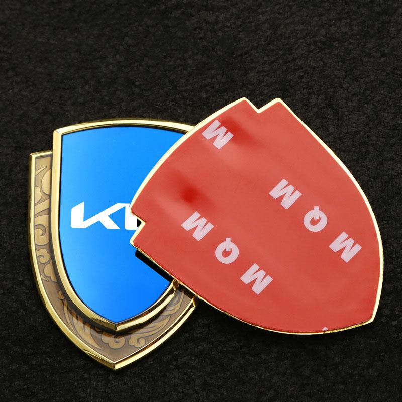 AANJ1 Car Sticker 3D Metal Decal Modification Sticker Suitable for Kia Sportage Ceed Picanto Rio ProCeed Niro 5 3 4 K7 K5 K8 K3 Ray K9