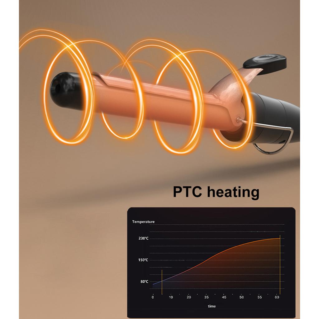 Набор щипцов для завивки волос 5-в-1, щипцы для завивки волос, палочка для выпрямления волос, щетка для выпрямления волос, колеблющаяся температура