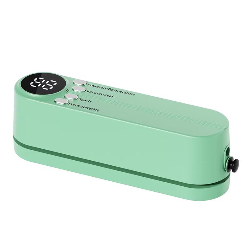 2025 Mini Wireless Fully Automatic Vacuum Sealing Machine Household Small Portable Food Packaging Plastic Sealing Machine