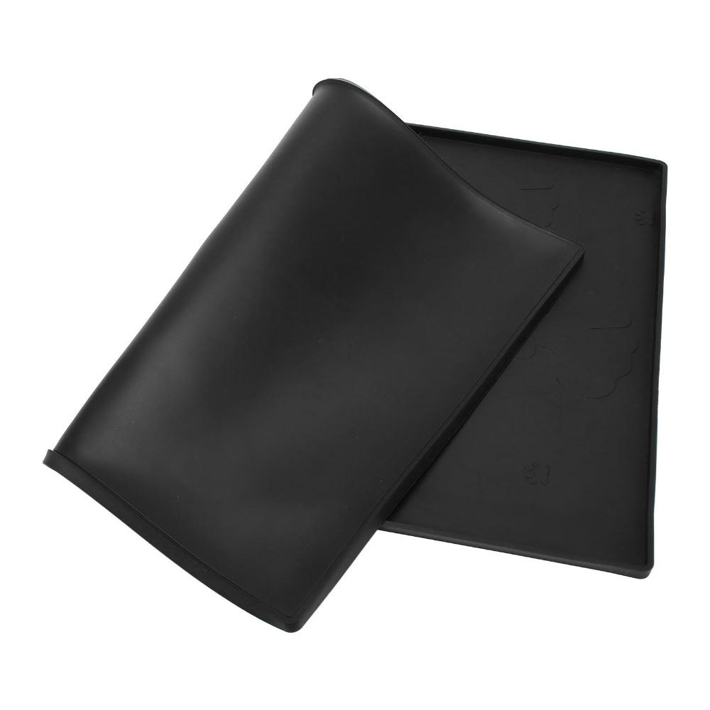 Silicone Dog Food Mat Small Animal printed Pet Placemat Pet Feeding Mat Indoor Pet Feeding