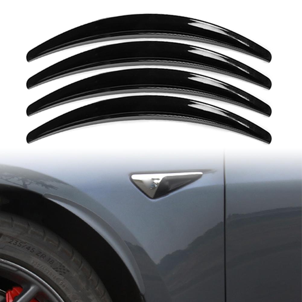 4 шт./компл. автомобильное колесо, отделка арок, боковые накладки на крылья для Tesla Model 3 2017 2018 2019 2020 2021, внешние детали