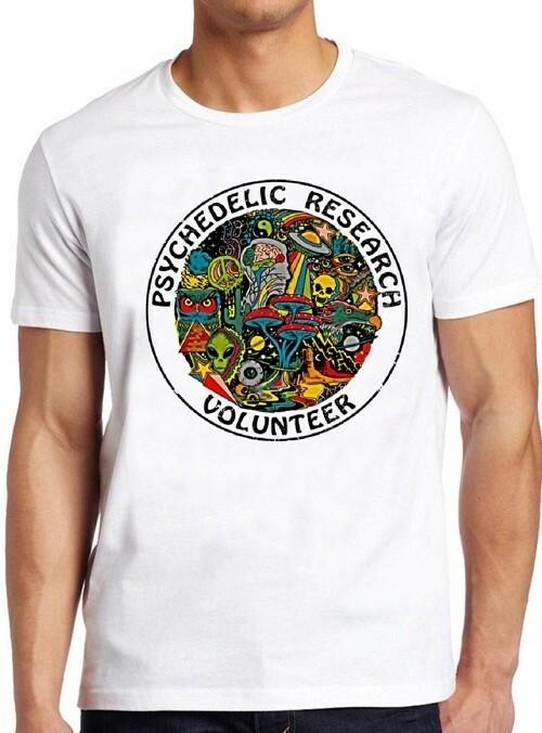 Psychedelic Research Terence Mckenna Magic Mushroom Cool Gift Tee T Shirt M285