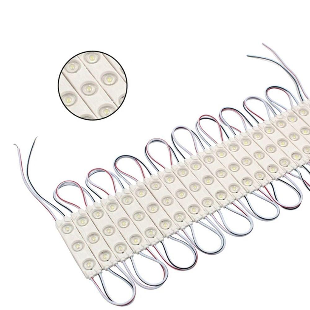 20pcs Luminous Led Module Waterproof Hard Strip Bar Light Backlight Modules  Truck Side Marker