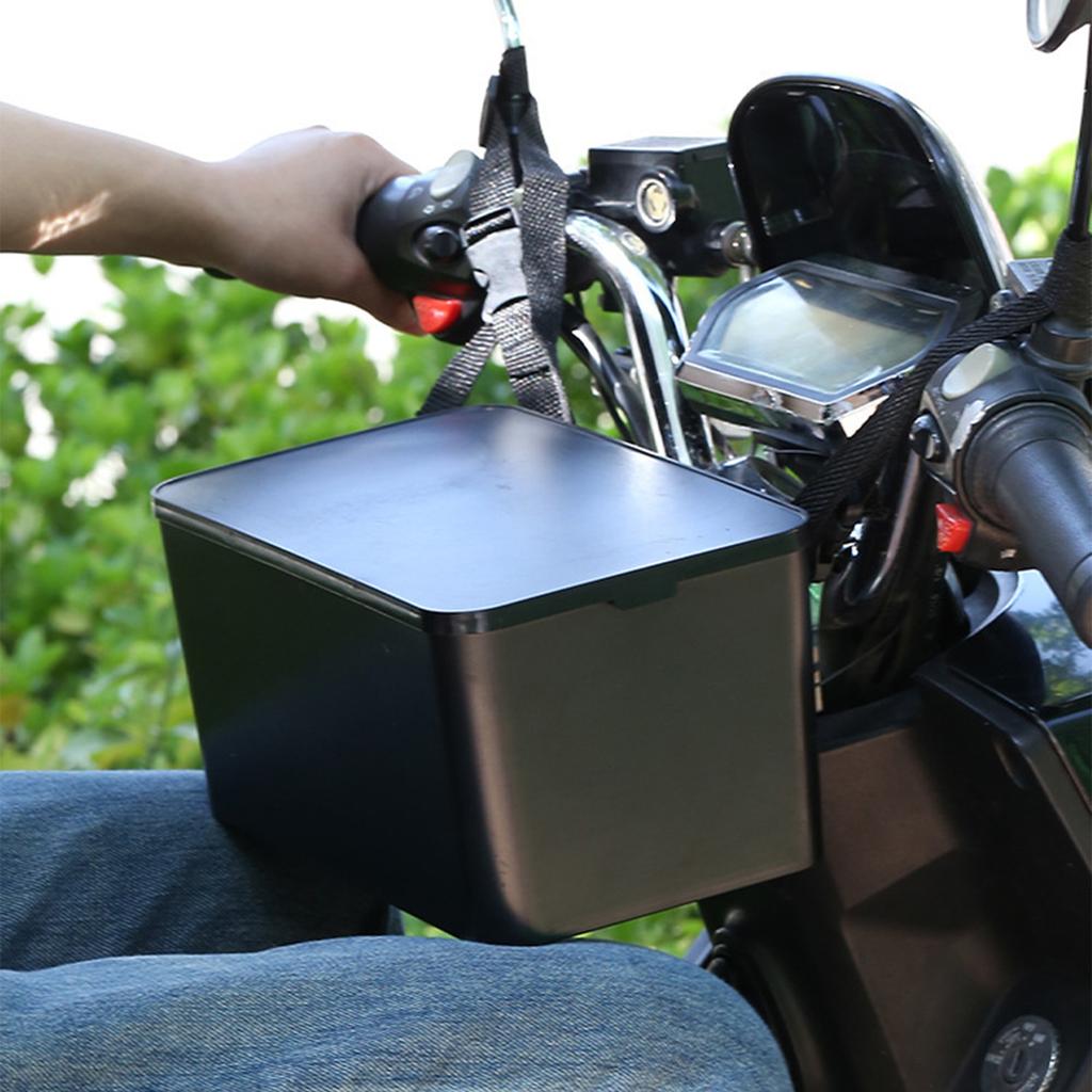 Waterproof Motorcycle Storage Box Waterproof Motorcycle Accessory Storage Box Large Capacity With Lid Design