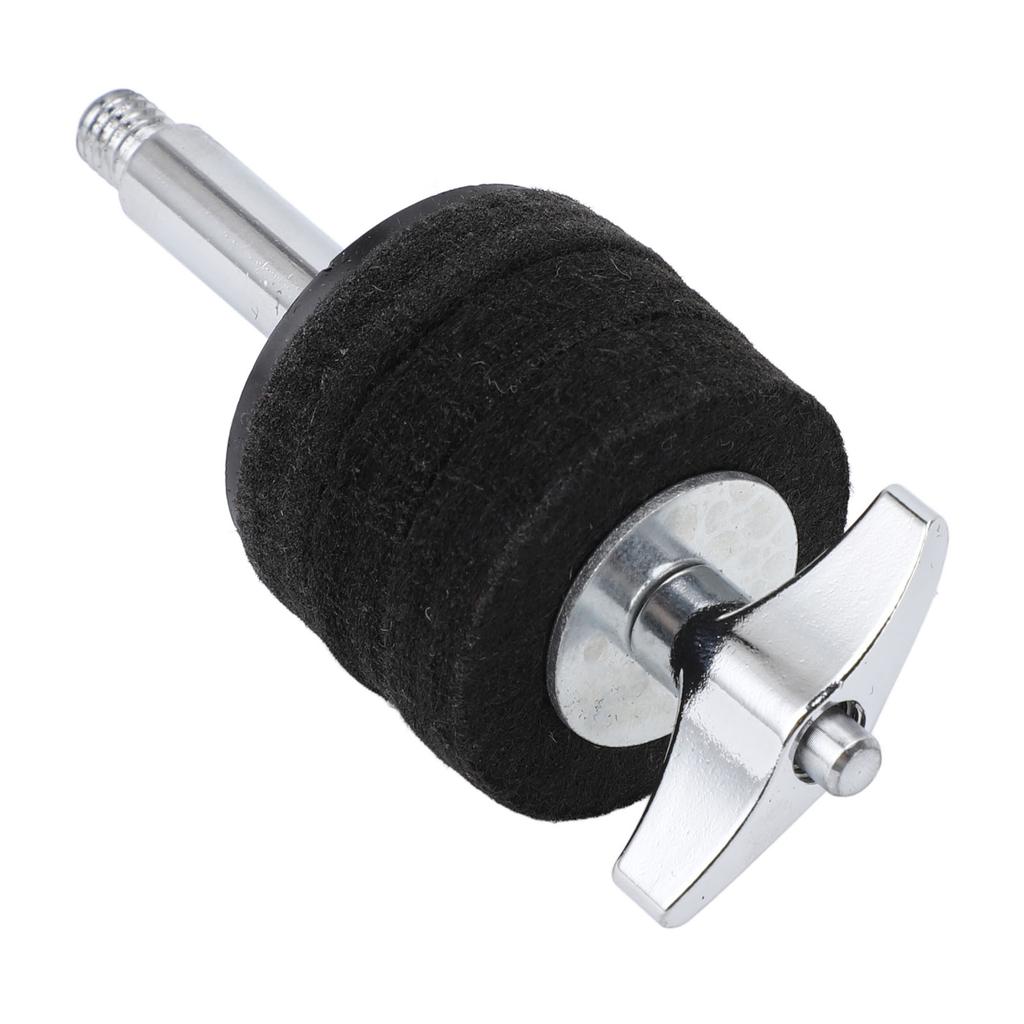 Стойка для тарелок Алюминиевый сплав Войлок Водная стойка для тарелок Насадка-стекер для барабанной установки Черный