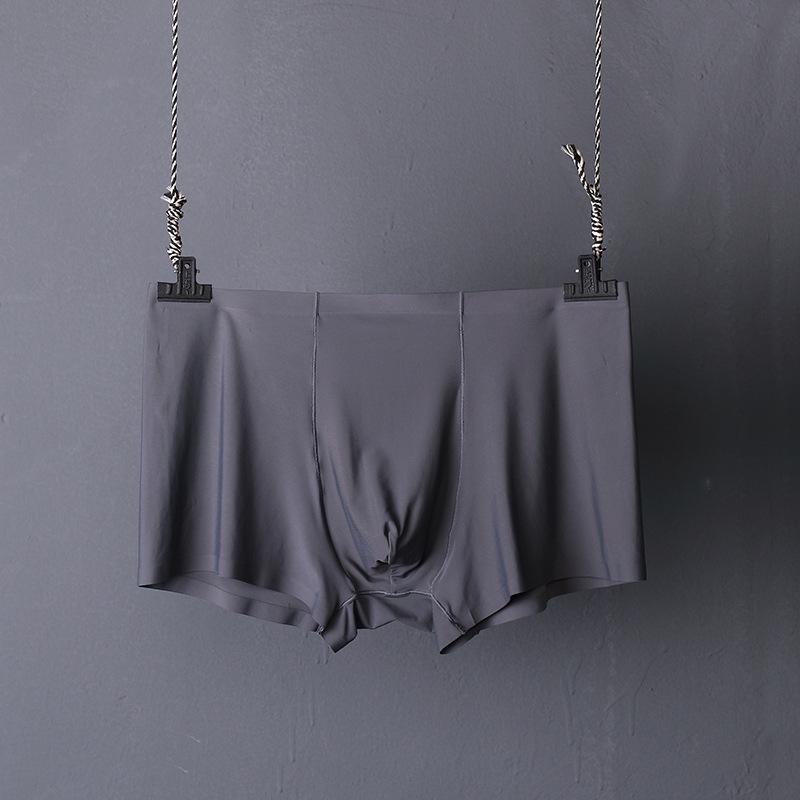 Vogue L-XXXL антибактериальные 3D спандекс популярные 1 шт роскошные боксеры бесшовные ледяной шелк высокое качество горячая распродажа нижнее белье шорты мужские