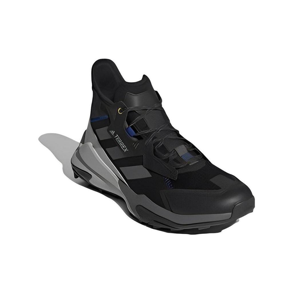 Adidas Terrex Hyperblue Mid Устойчивые к скольжению Прочные Функциональные Ботинки для Активного Отдыха Мужские Ботинки Черный Серый FY9701