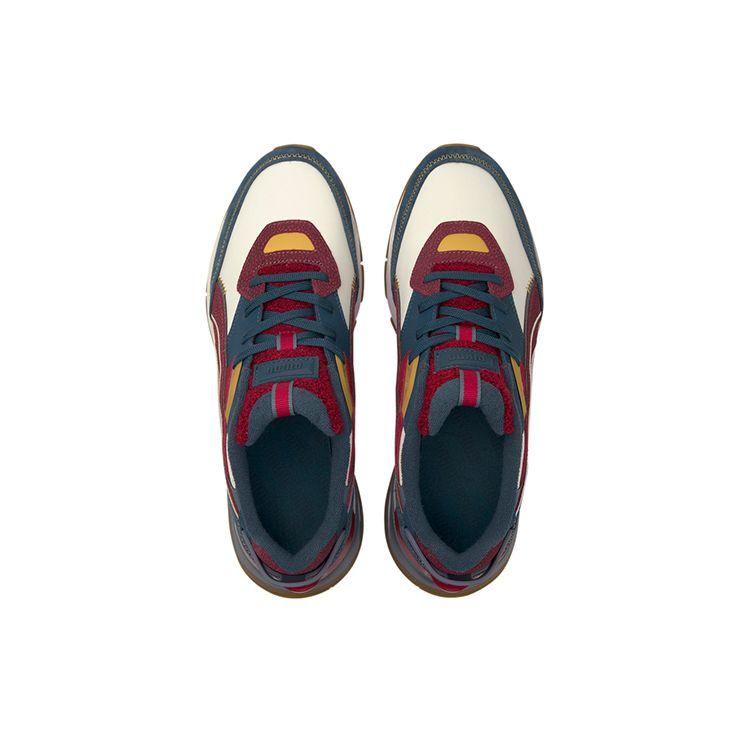 Puma Mirage Sport P. Uni Ivory China Blue Red Unisex Sneakers White Ivory-Glow Intense-Red 382638-01