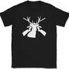Deer Hunting Rifle Logo T-Shirt Hunter Elk Doe Hobby Graphic Tee