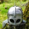 Viking Helmet with Chainmail Warrior Helmet, Medieval Armor Replica, LARP Reenactment, Cosplay Collectible Gift