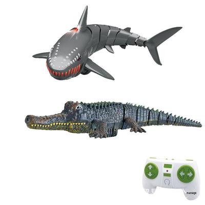 Бионическая акула крокодил паук электрическая рыба игрушка на радиоуправлении