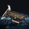 Адаптер M.2 NVMe SSD на PCIE X4 Полноскоростной адаптер M.2 NVMe SSD на PCI Express 3.0/4.0 Карта-удлинитель Светодиодный индикатор для Windows//Linux