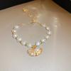 Natural Stone Bracelets Sweet Dopamine Pearl Baroque Bracelets Simple Collarbone Chain Fashionable Temperament Accessory