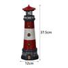 Garden Solar Lighthouse Statue Lamp Windproof Waterproof Outdoor Decoration 14.7inch Tall for Lawns, Fake Rocks Multipurpose