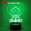 Anime Lamps Illusion Stitch LED Night Light with Remote Control Smart Touch Room Decor Lamp Valentine's Day Christmas Gifts
