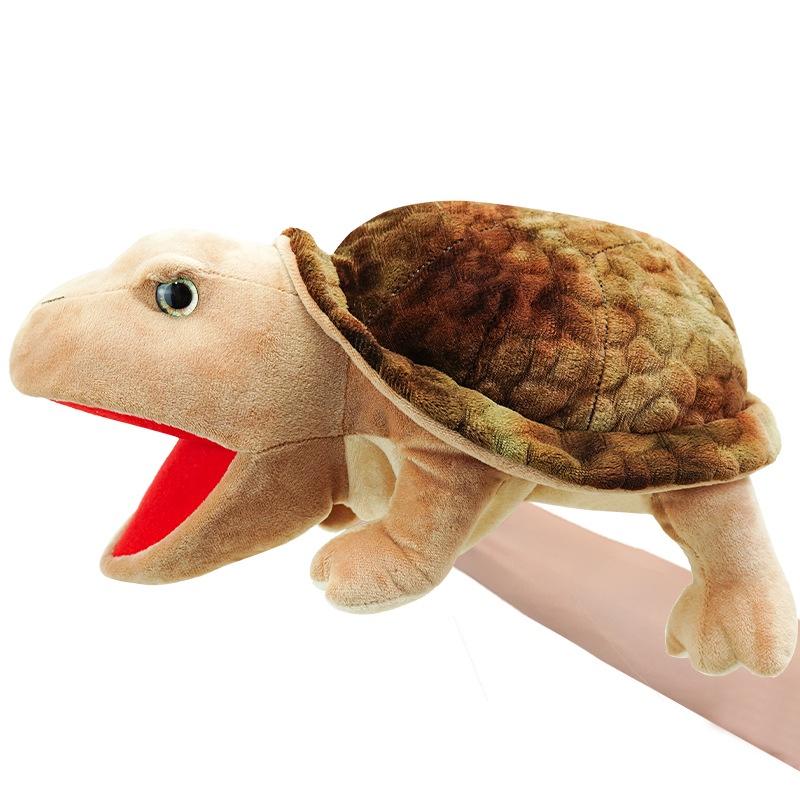 Adorable Lizard Puppet Plush Toy Soft Reptile Stuffed Animal For Kids Customizable Picture Design Short Plush 50cm Height