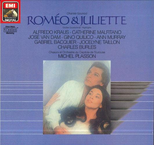 Виниловая пластинка GOUNOD ALFREDO KRAUS CATHERINE M Ромео Джульетта 2905211 EMI CLASSICS Германия Классическая Б/у
