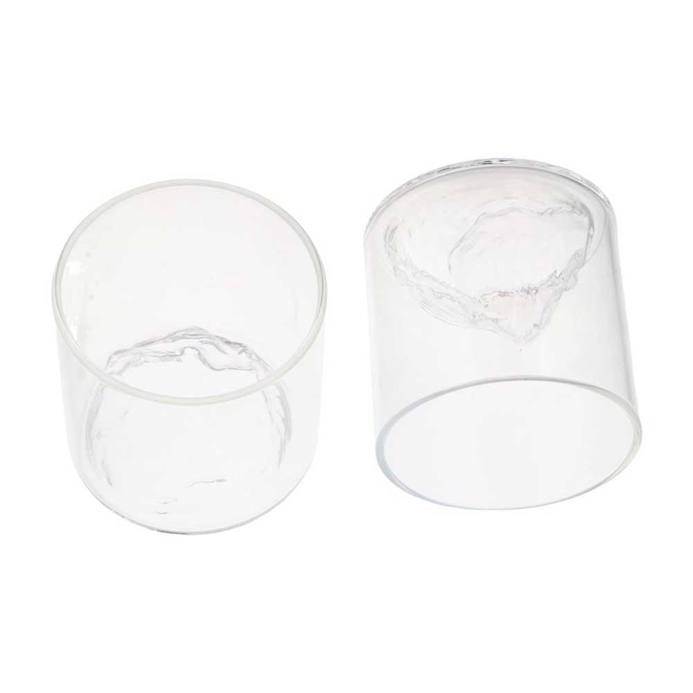 3D Mountain Drinkware Clear Handmade Whiskey glass Beer Mug Drinking Glasses Glass Cup