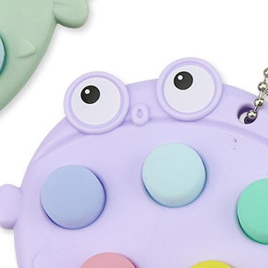 Push Bubble Chain Забавная игрушка-рыба с бусинами Puffer для снятия стресса Quick Push Globefish Сенсорная декомпрессия Непоседа