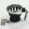 Universal Motorcycle Cup Holder, Adjustable Scooter ATV Water Bottle Handlebar Drink Cup Holder Mount Cage for Bike and Motorcycles
