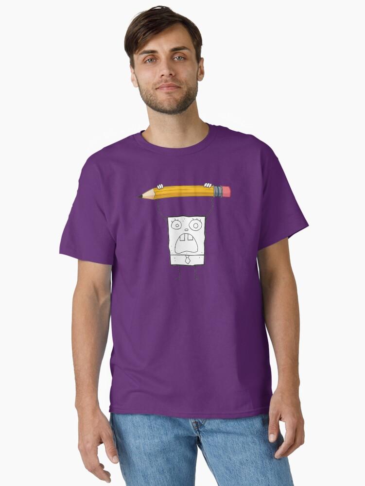 SpongeBob SquarePants SpongeBob SquarePants DoodleBob Pencil Rage Classic T-Shirt