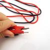 0.5m 1M 5/10/15A Dual 4mm Banana Alligator crocodile to Banana Alligator Clip plug test crocodile Red Black Cable lead