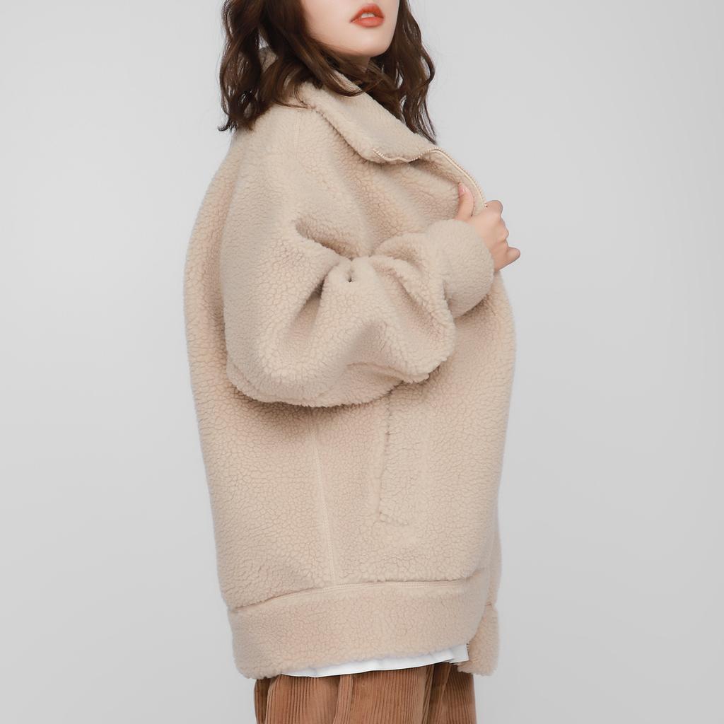 New MLB Base Logo Velvet Jackets Unisex Camel 3AJPF0316-50SAS