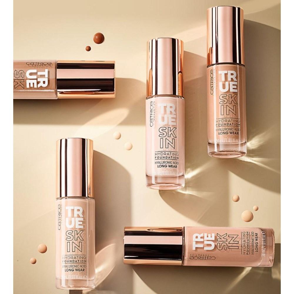 Catrice True Skin Hydrating Foundation 30ml, 020 Warm Beige, 5 Pcs.