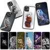Для Samsung Galaxy A25 A37 A57 A12 A14 A31 A41 A50 A51 A70 A71 A72 A21S A04 M15 Note 20 9 8 10 Чехол для телефона Обои с совой