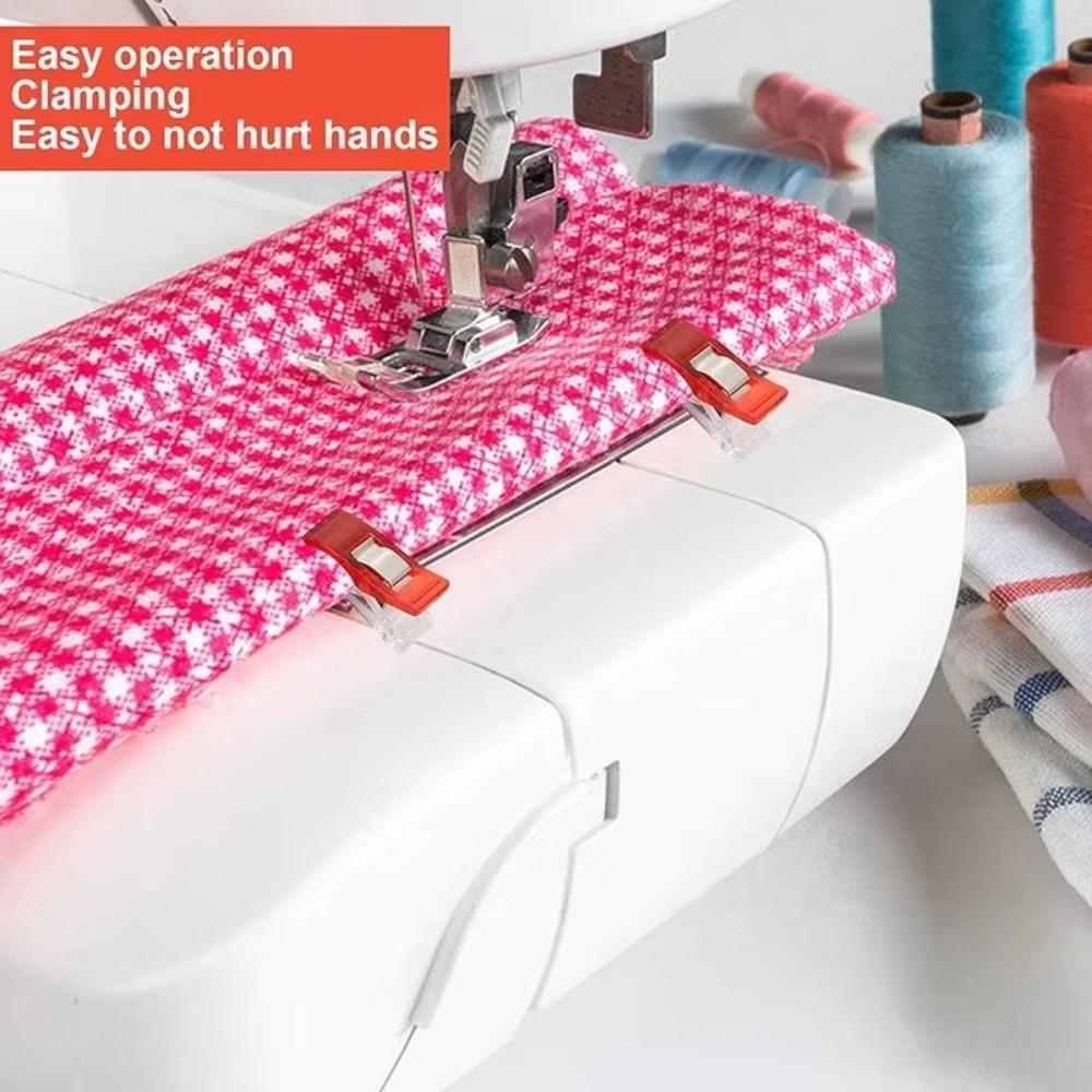 30PCS Assorted Colors Sewing Clips Plastic Crocheting Clips Mini Knitting Clips Crafting Tools