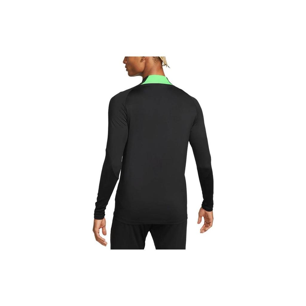 Nike Ливерпуль. Футболка мужская с длинным рукавом и принтом Strike, с воротником-стойкой, для футбола, топы, черная DX3106-014