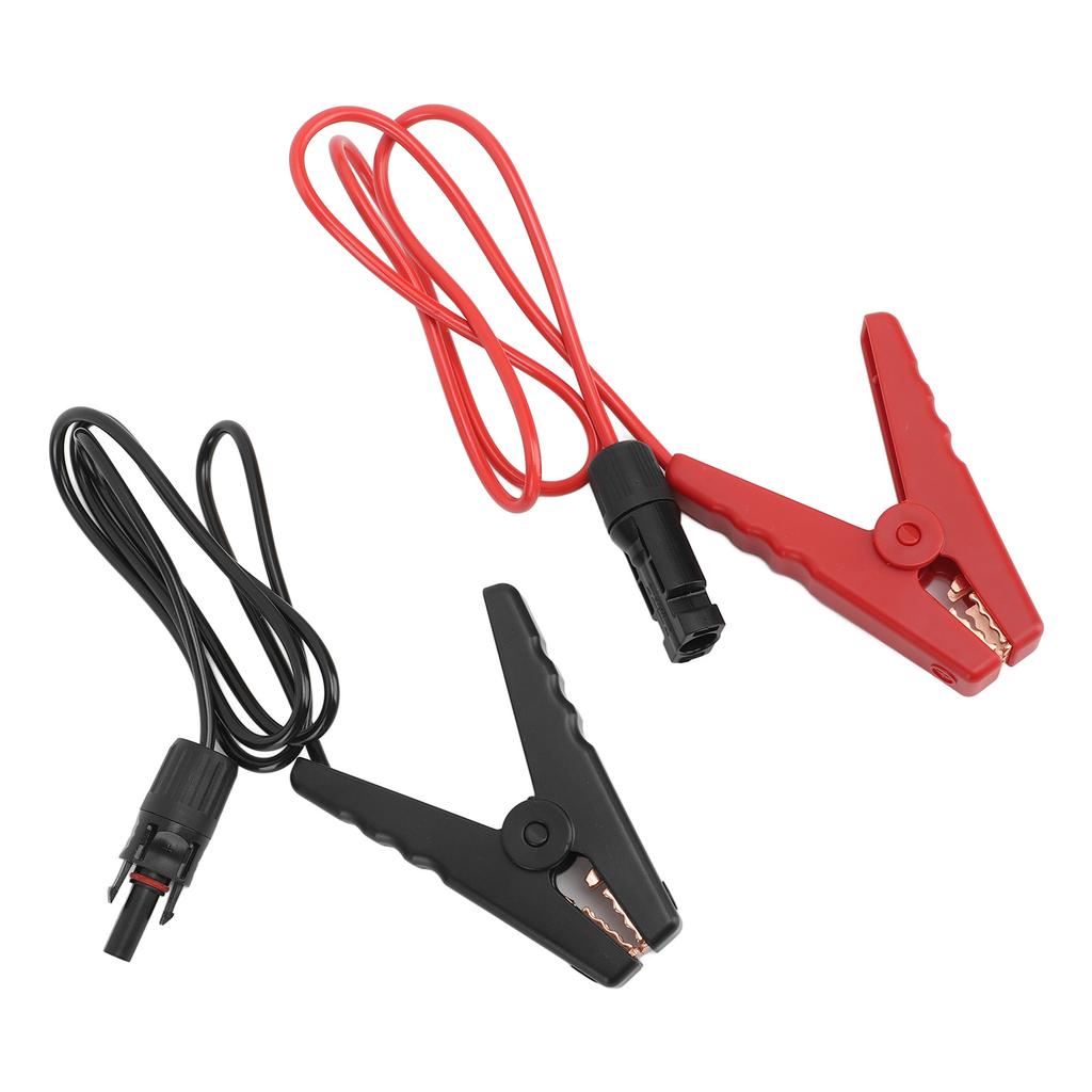 2 шт. Зажим для аккумулятора на солнечной энергии 12AWG Кабель-удлинитель с быстрым разъемом Зажим для зарядки аккумулятора