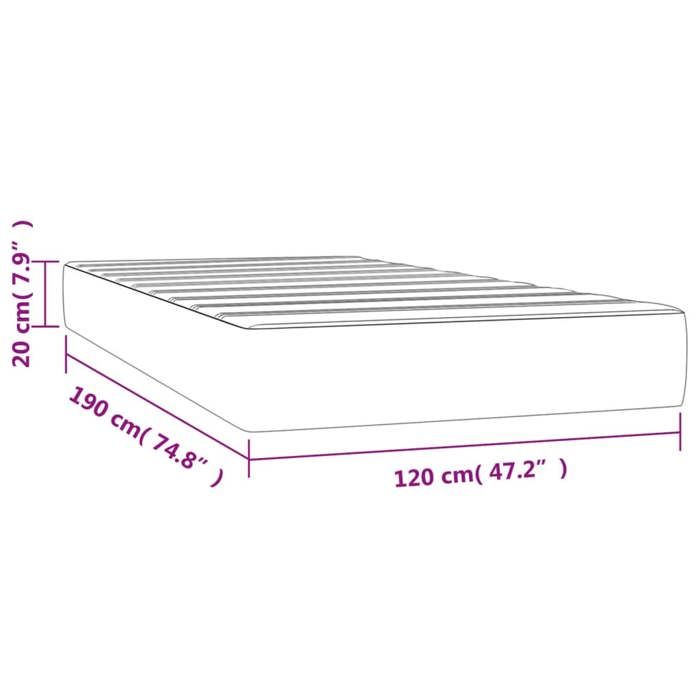 VidaXL Matelas de Lit à Ressorts Ensachés, Matelas à Mémoire de Forme, Matelas de Lit Chambre à Coucher, Vert Foncé 4007157