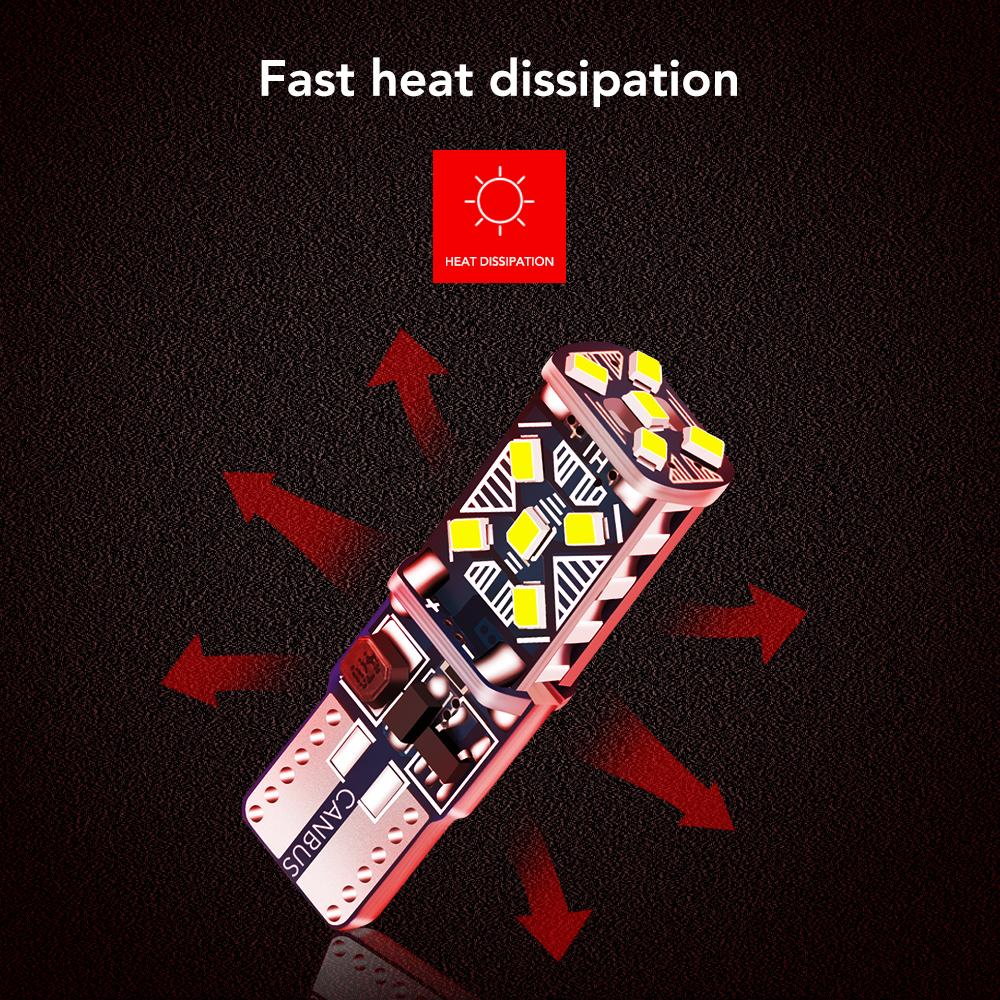 2PCS T10 W5W Super Bright LED Car Parking Lights for VW Passat B5 B6 B7 Touareg Jetta Touran Bora Tiguan Caddy CC GTI MK7