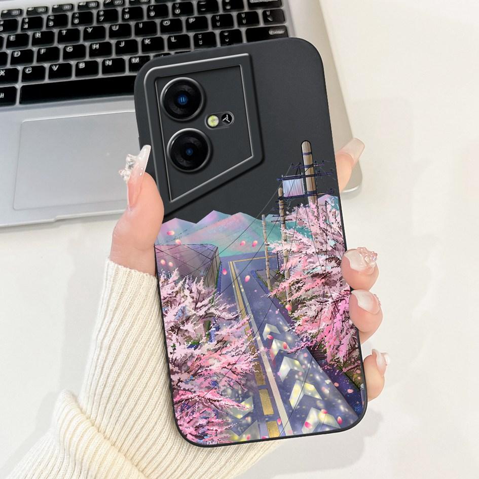 Чехол для Tecno Pova Neo LE6 LE6h Ударопрочный чехол Милый Астронавт Жидкий силиконовый бампер Для Tecno Pova Neo 3 LH6n PovaNeo Чехол