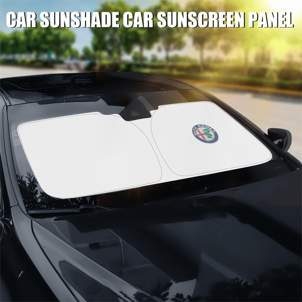 Car Folding Windshield Sunshade Cover Front Window UV Protection For Alfa Romeo 147 159 Giulietta Stelvio Mito valve AccessoriesZQ5