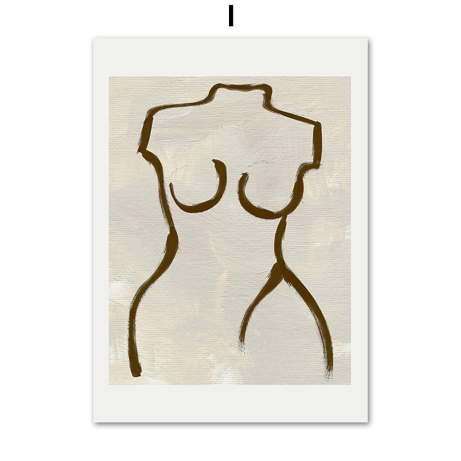 Абстрактные линии девушка геометрическая птица Пикассо Матисс настенная живопись холст картины постеры и принты настенные панно для декора гостиной