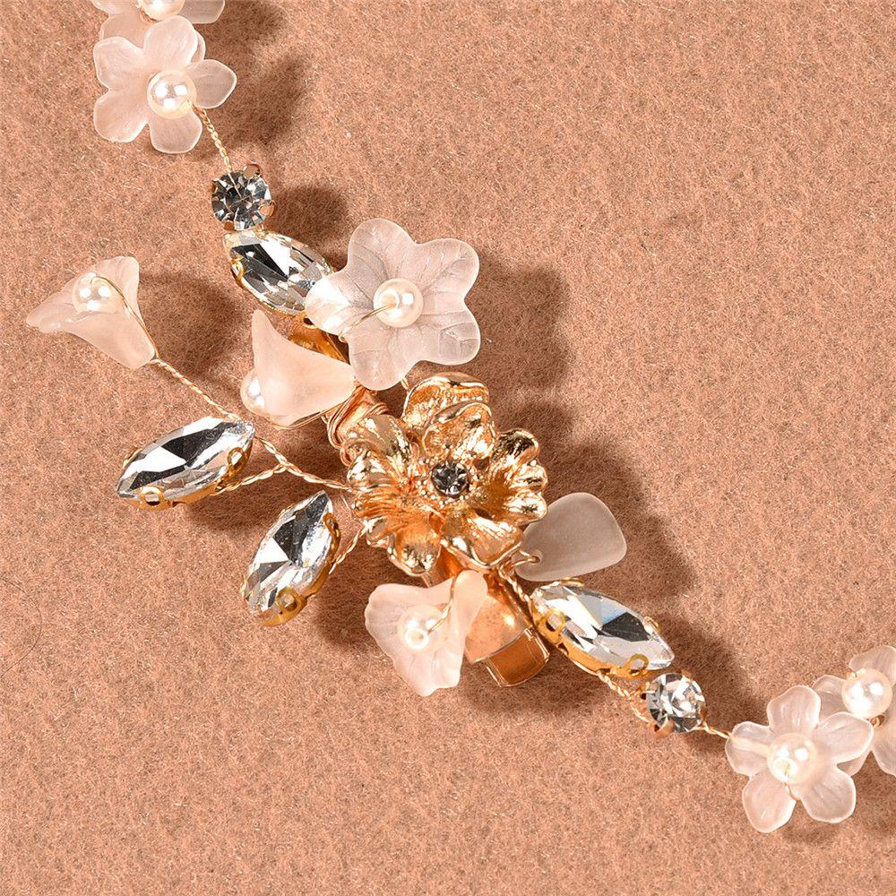 Wedding Rhinestone Handmade Decoration Crystal Headband Tiara Jewelry Hair Pins Bridal Hairpin