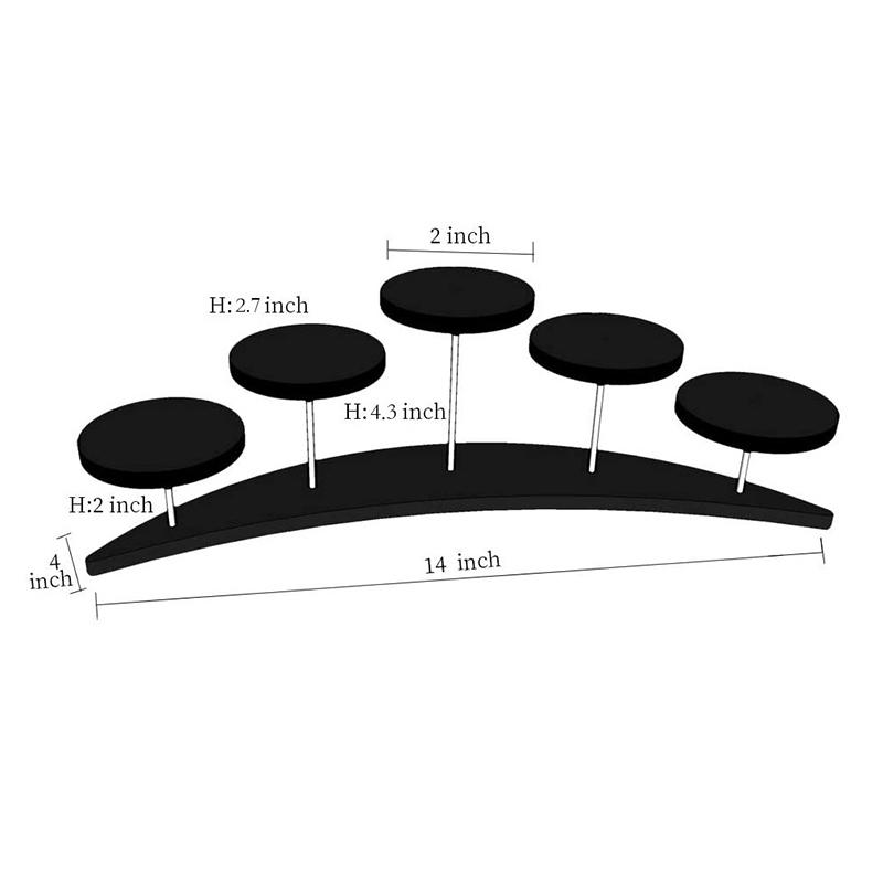 5-уровневая прозрачная акриловая подставка для кексов, подставка для ювелирных изделий, тортов, десертов, подставка для свадебного торта, держатель для украшений на детский душ