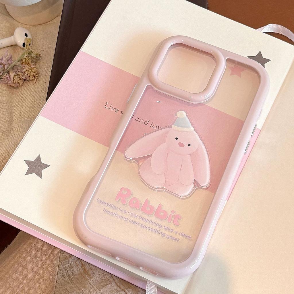 Cute Three-dimensional for IPhone15 for Apple 16 Mobile Phone Case 17ProMax Couple Cartoon 11 Acrylic