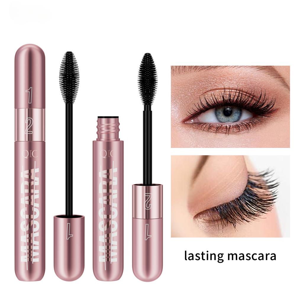 9g 2in1 Double Effect Eye Black, Waterproof, Thick, Curly, Hold Makeup Without Tingling, Create Cool Black Big Eye Makeup