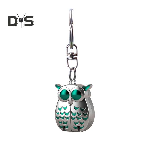 Портативный брелок для ногтей в виде совы с пилочкой для ногтей 2-в-1 маникюрный инструмент для приключений на природе Мини-щипчики из нержавеющей стали Уникальные подарки для
