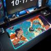 Аниме Хайкью!! Обои Коврик для мыши RGB Игровой коврик для мыши Большой светодиодный коврик Настольный коврик для ПК Светящийся коврик для мыши Большие коврики для клавиатуры Настольный ковер