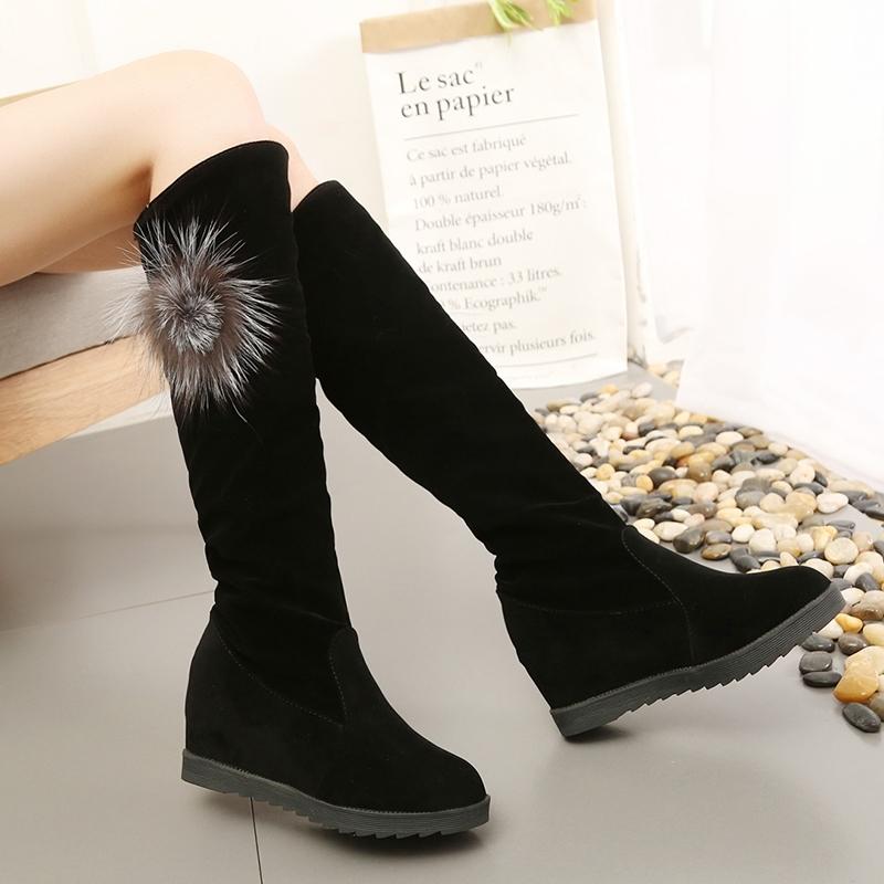 Fashion Long Boots for Women Rhinestone Black Knee High Shaft Shoes Woman Flat Demi-season Trend 2024 New Pu Footwear Spring Gyaru Rock
